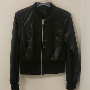 Black Vegan Leather Jacket